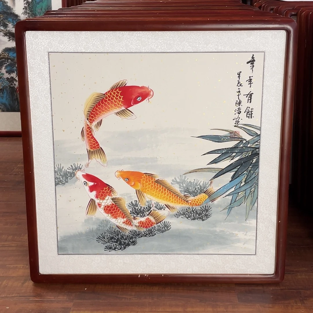 国画带框尺寸63*63厘米
