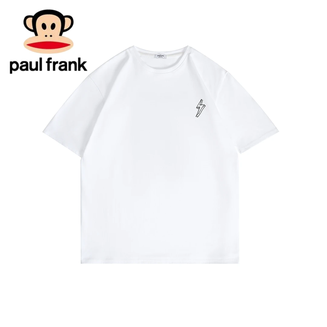 paul frank/大嘴猴男士t恤短袖夏季全棉气质情侣新款男女同款PF01