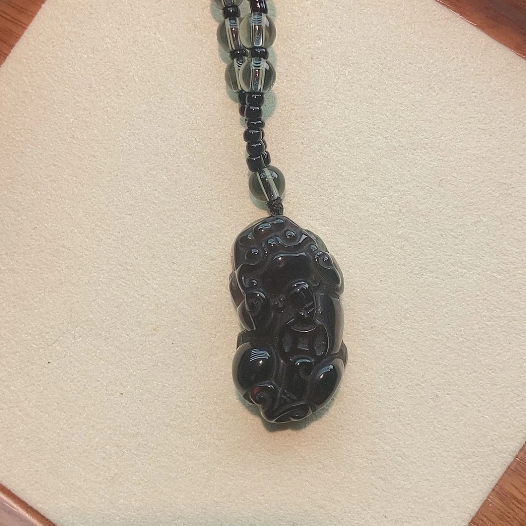 未镶嵌手链水晶冰耀石貔貅吊坠