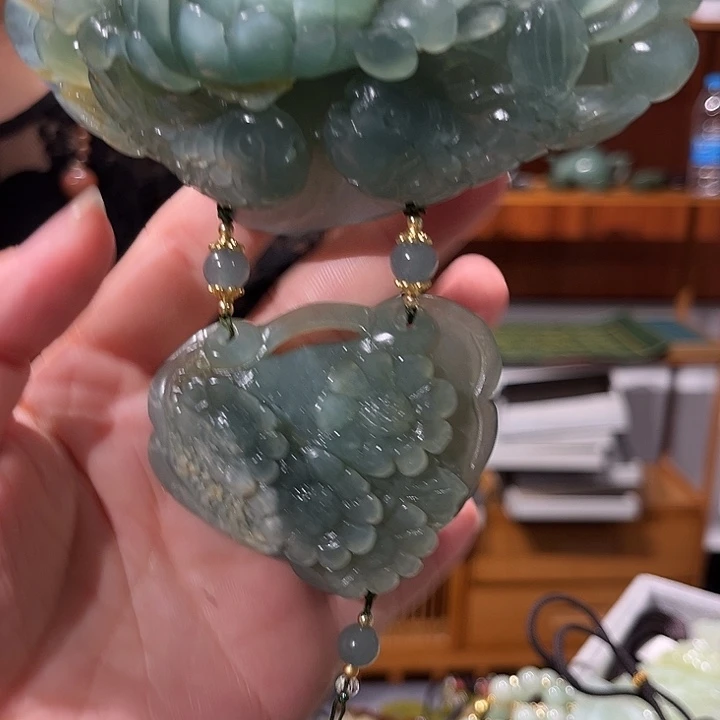 未镶嵌岫玉毛衣链