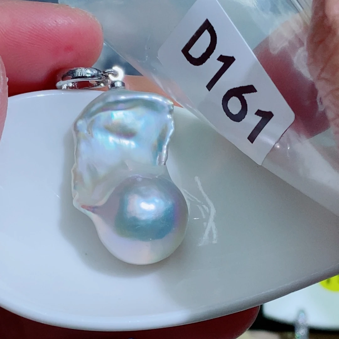 其他银S925镶嵌淡水珍珠