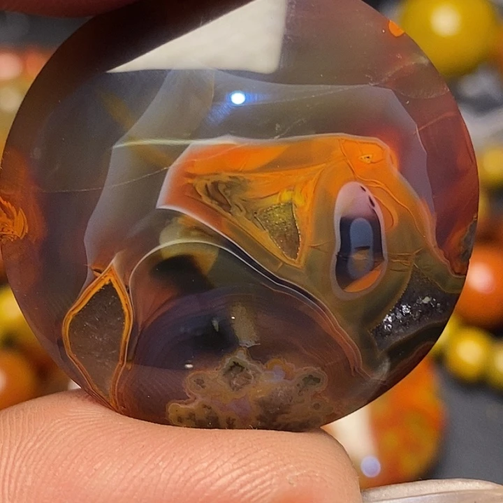 玛瑙/玉髓未镶嵌战国红