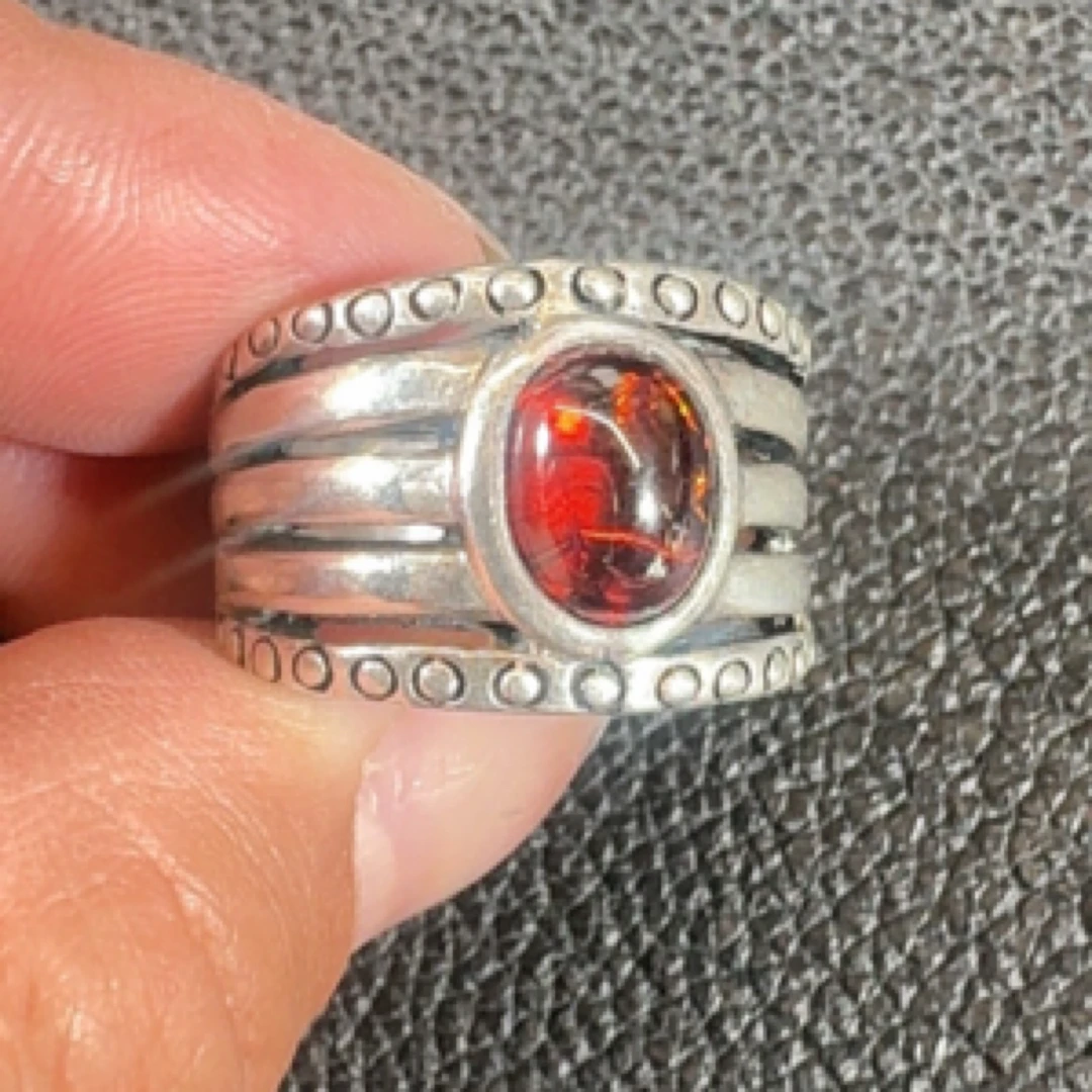 925银银制品 925银时尚大气戒指