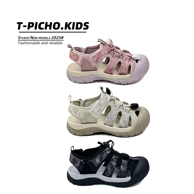 2025夏季新款儿童镂空包头运动凉鞋户外涉水溯溪鞋男女童鞋-0930