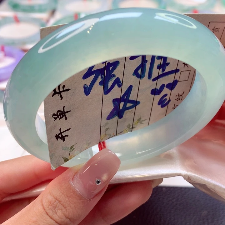 未镶嵌手镯翡翠泥鳅背43号66