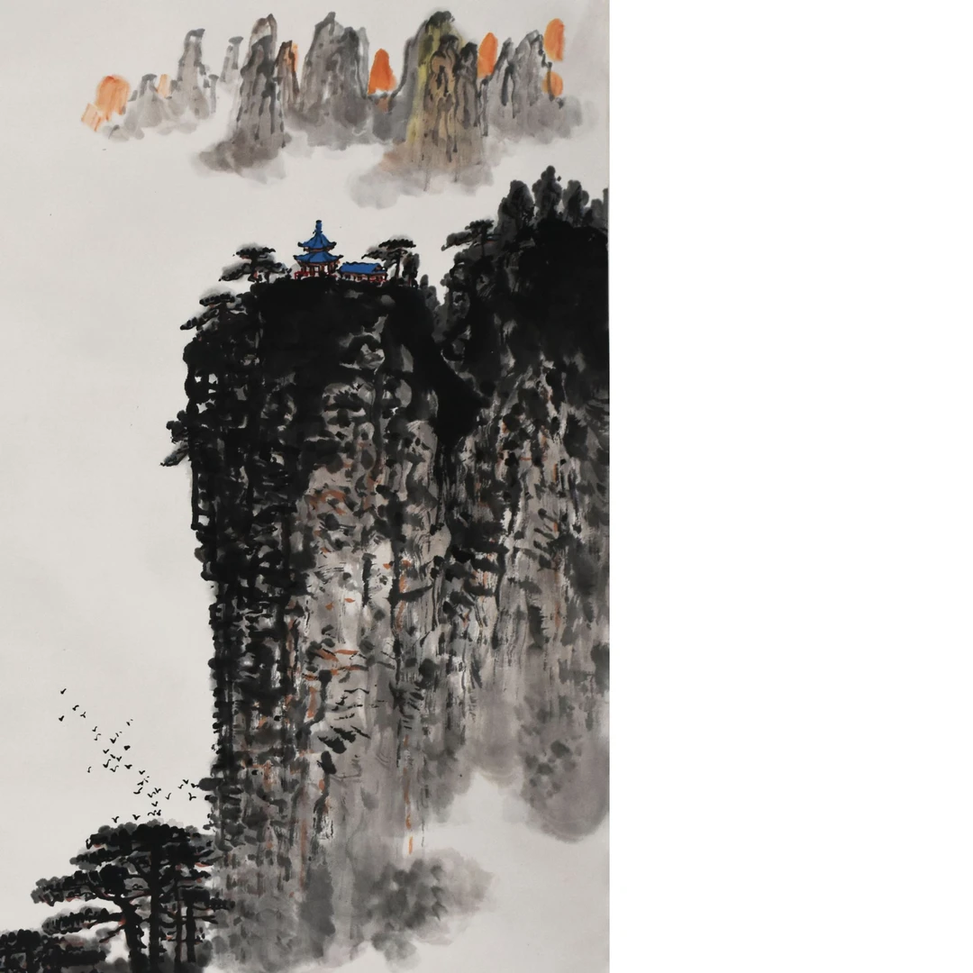 HM5149 芑庐主人 万里神州勝画图 68×45cm 纸本立轴