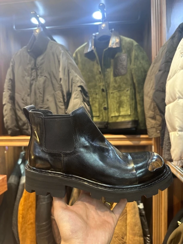 鞋头钢铁 中长款马丁