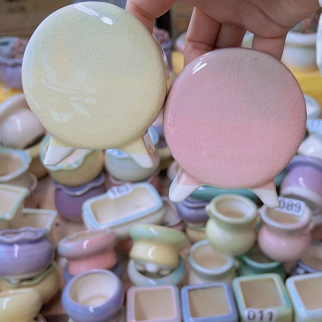 红陶陶瓷花盆满12包邮