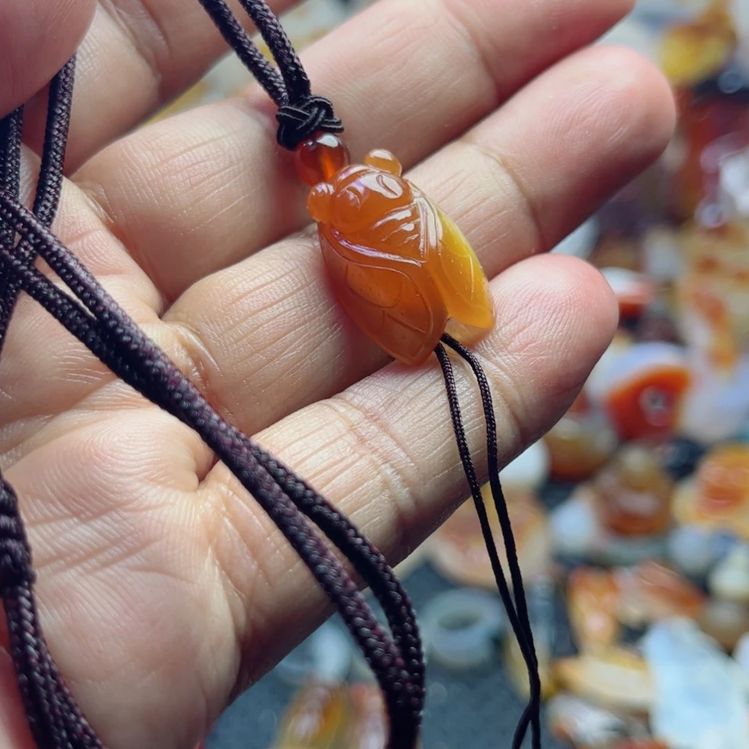 玛瑙/玉髓颈饰未镶嵌雨*