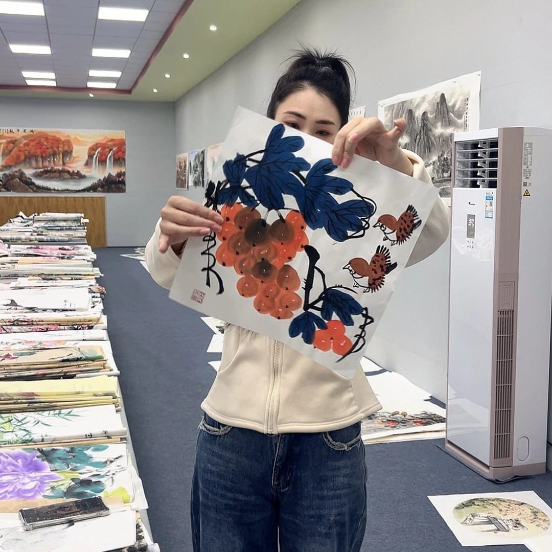 国画国画纯手工纯手绘