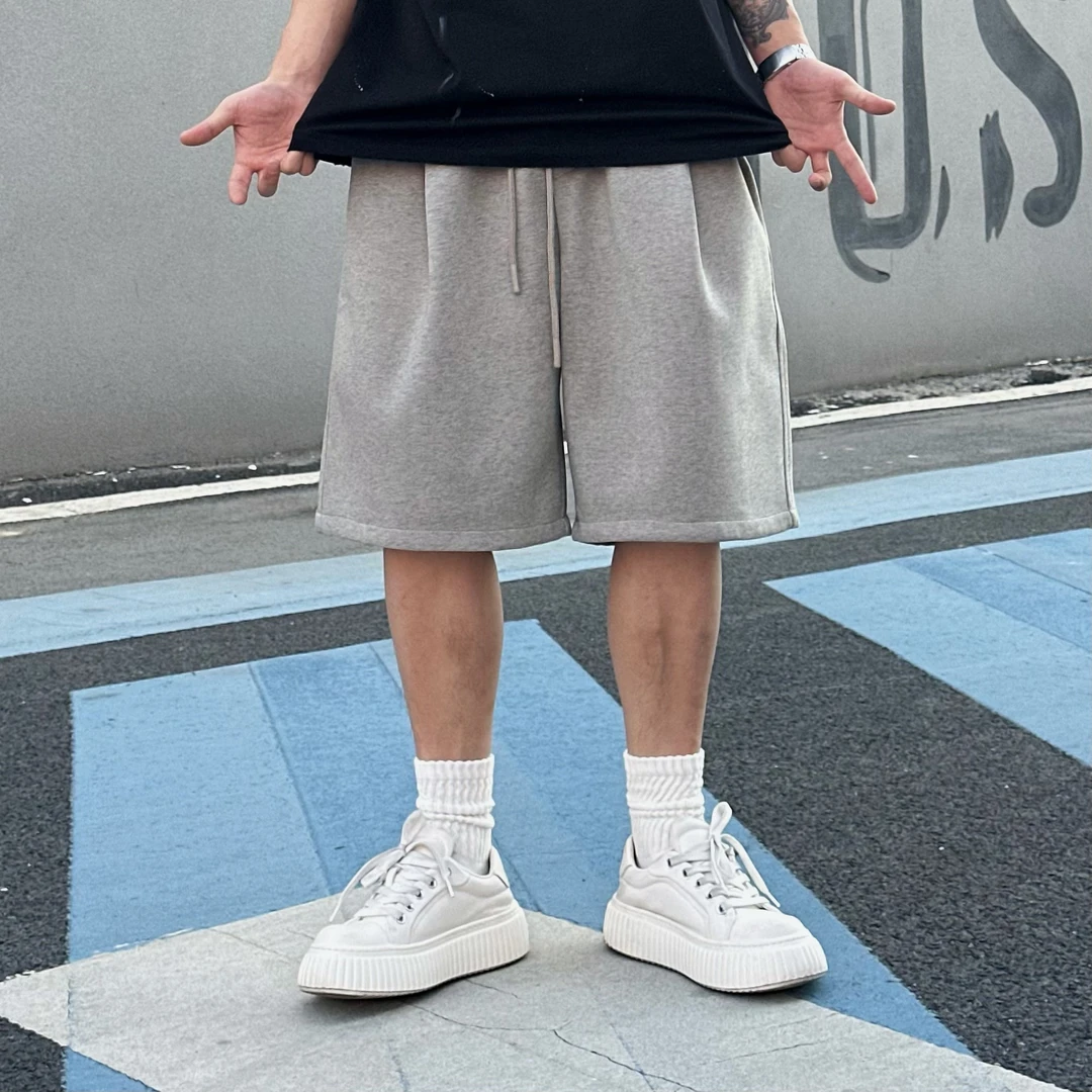 【PZ】2025夏季新款宽松简约百搭情侣休闲短裤