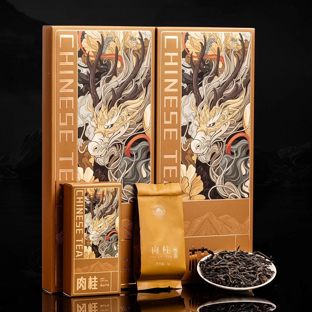 新茶龙图肉桂 岩茶 肉桂 25*2条 搭配一个礼袋