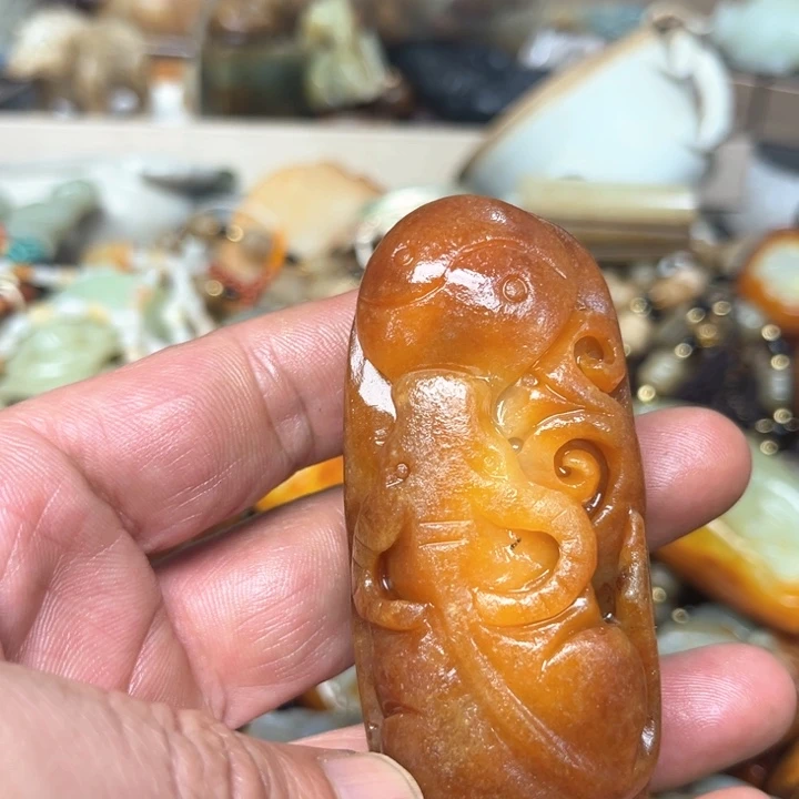 和田玉（糖玉）和田玉把件888976未镶嵌