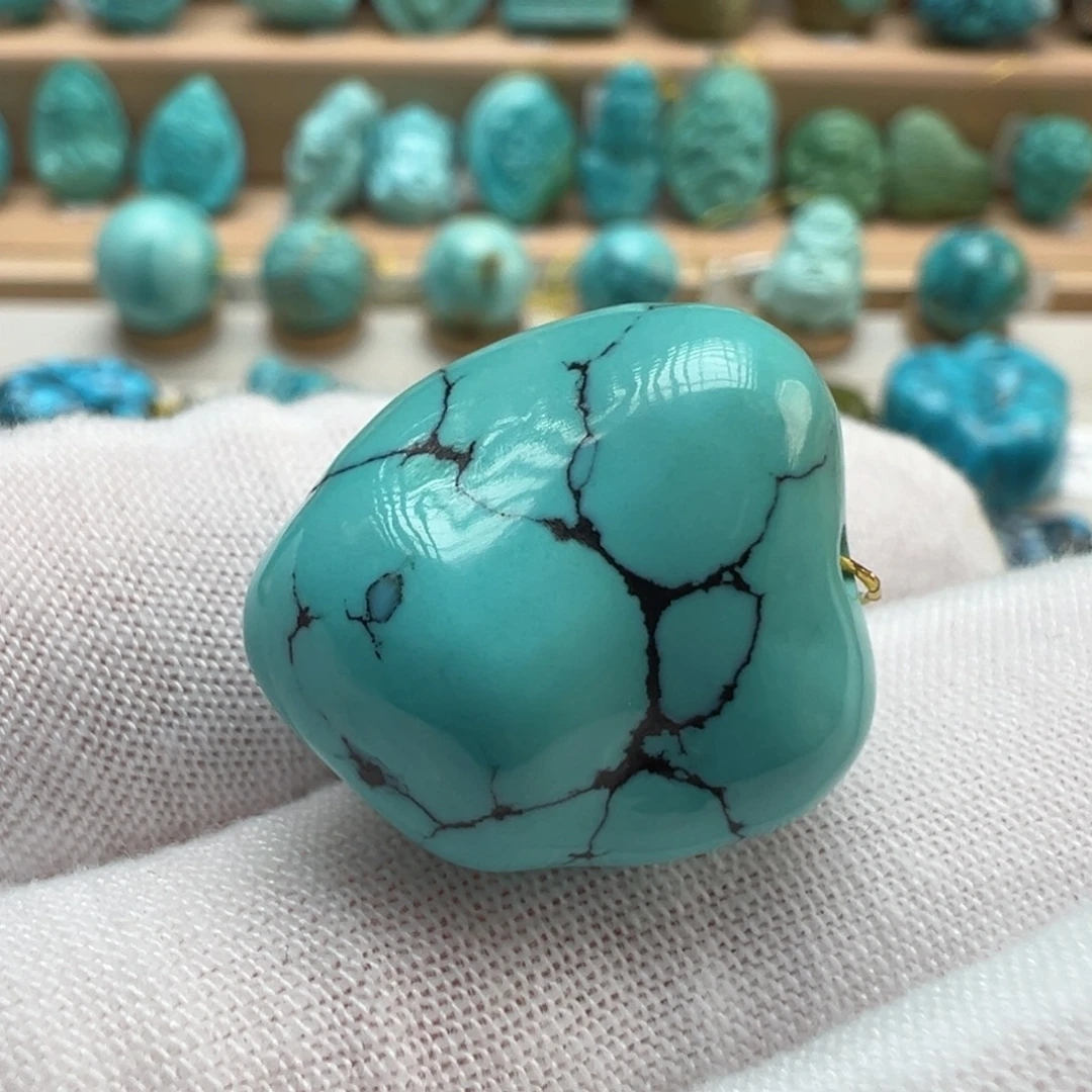 绿松石未镶嵌配饰16.2*19.2