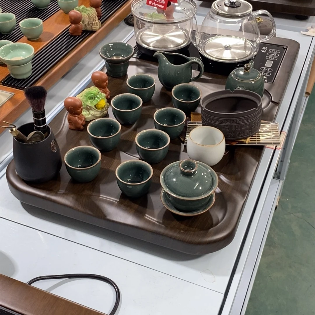 实木茶具套装家用