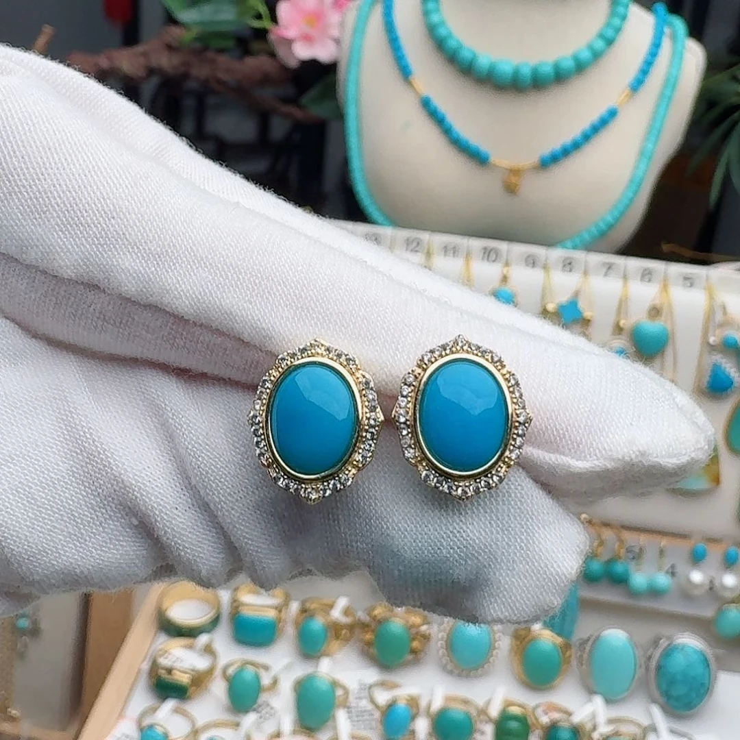 M***e未镶嵌绿松石珠宝奇石