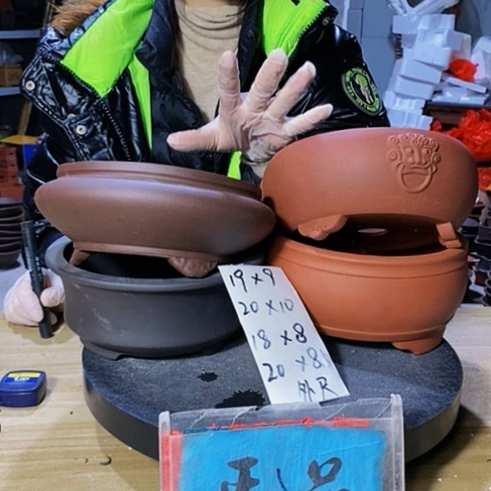 紫砂花盆紫砂花盆