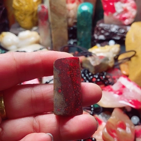 昌化鸡血石印章血色艳丽