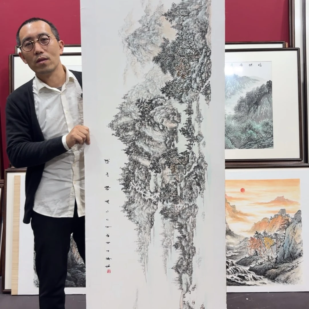 国画手绘作品210/60