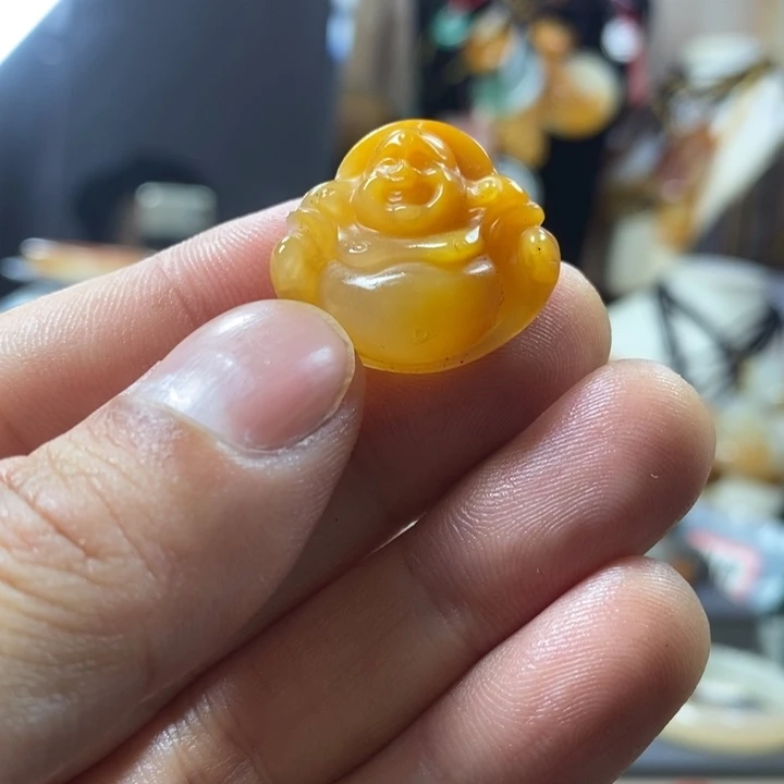 石英质玉（黄龙玉）未镶嵌手链