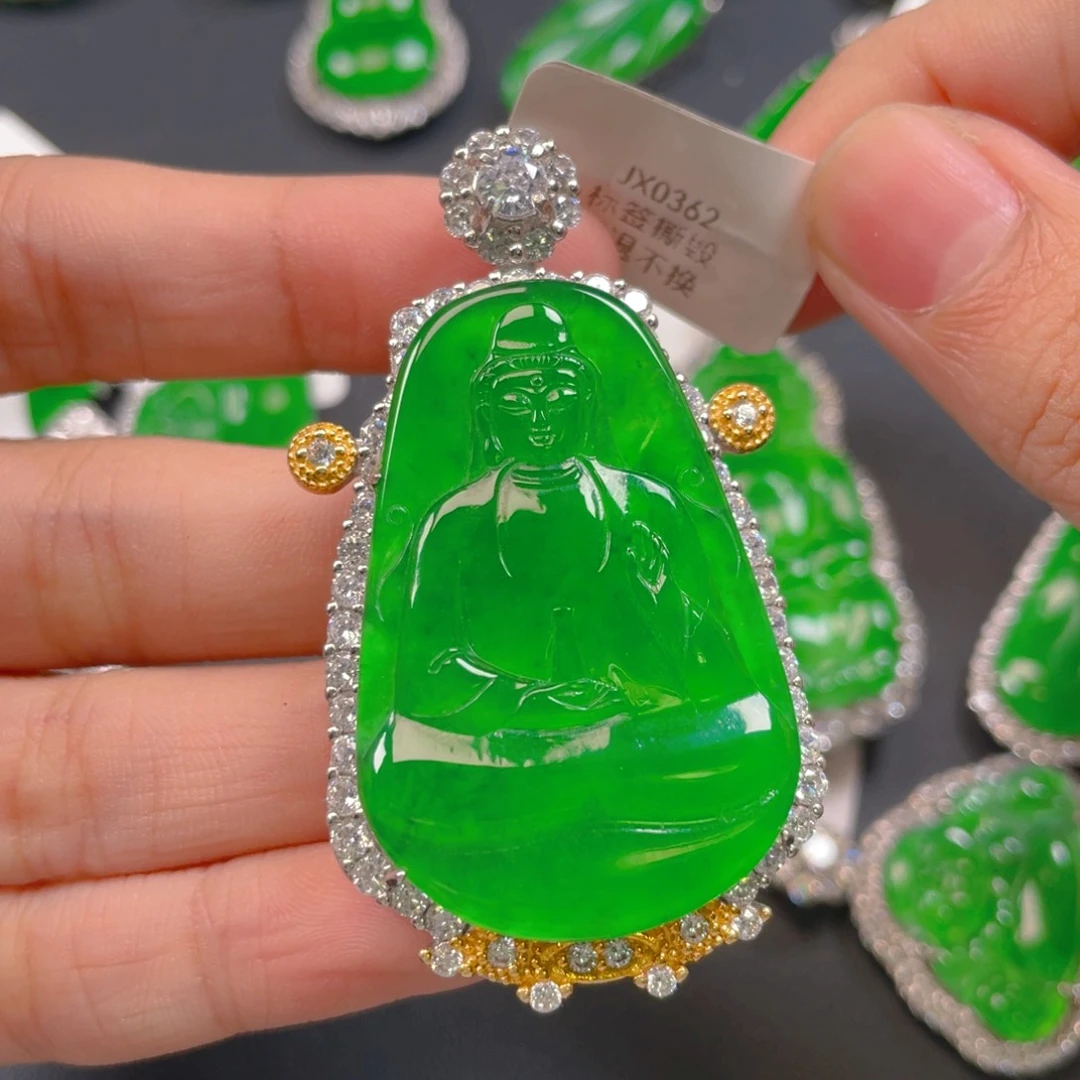 【闪购商品】颈饰银S925镶嵌翡翠翡翠