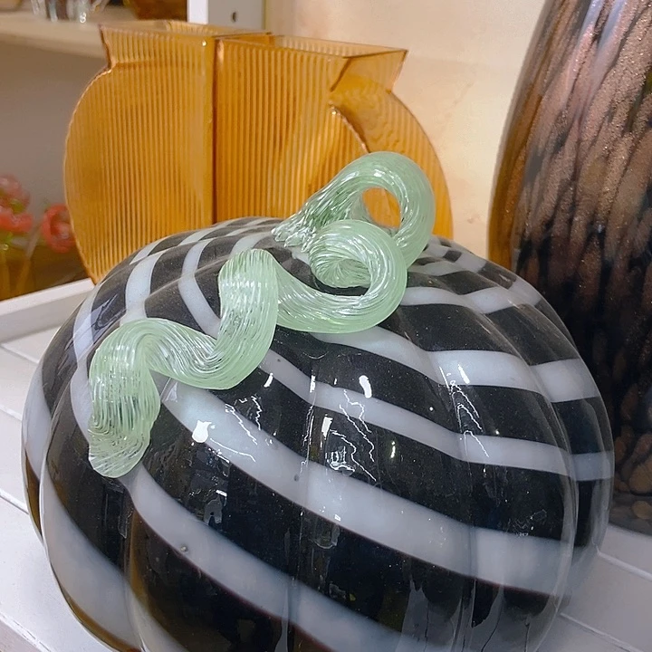 复合琉璃花瓶高22口23