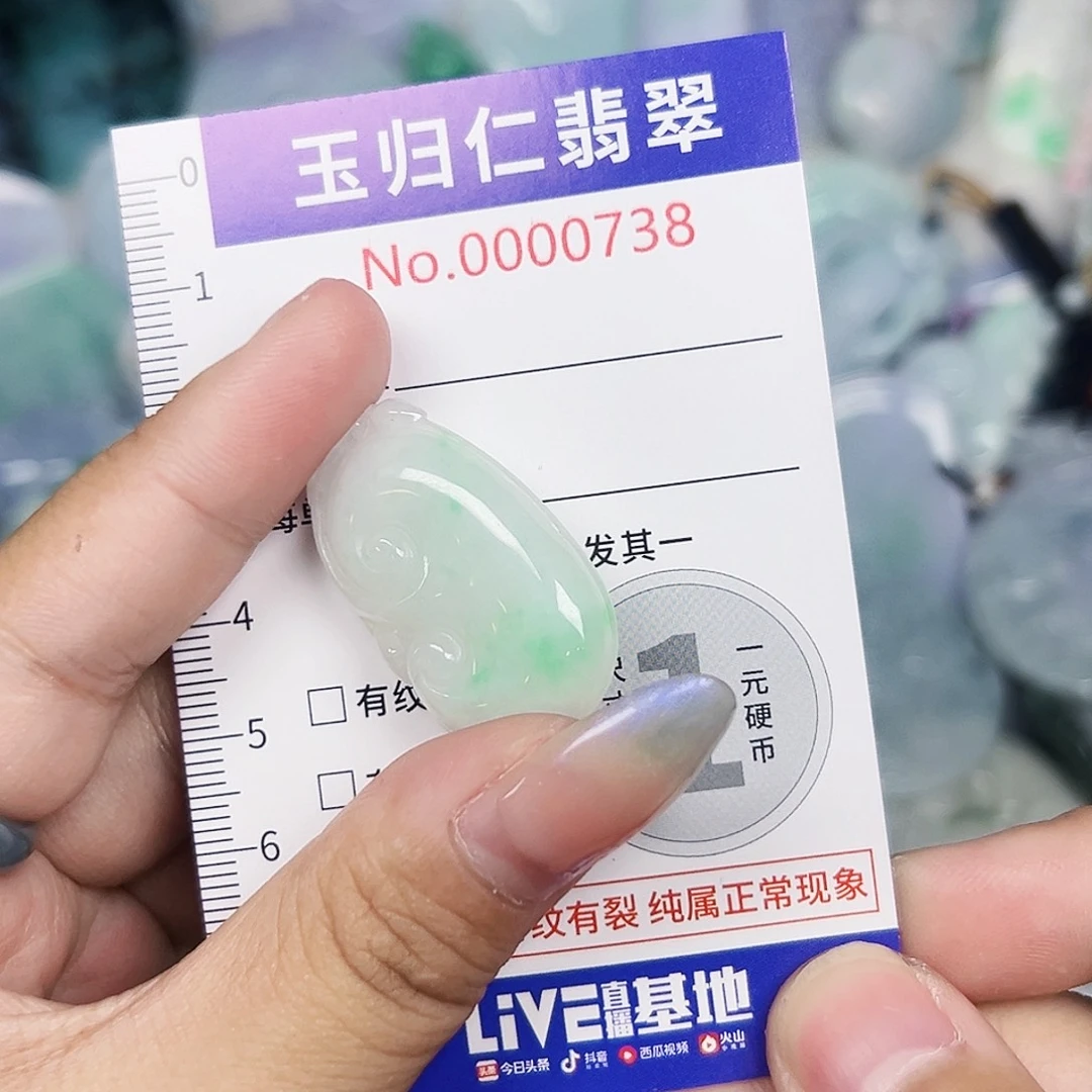 翡翠未镶嵌吊坠(不含链)411