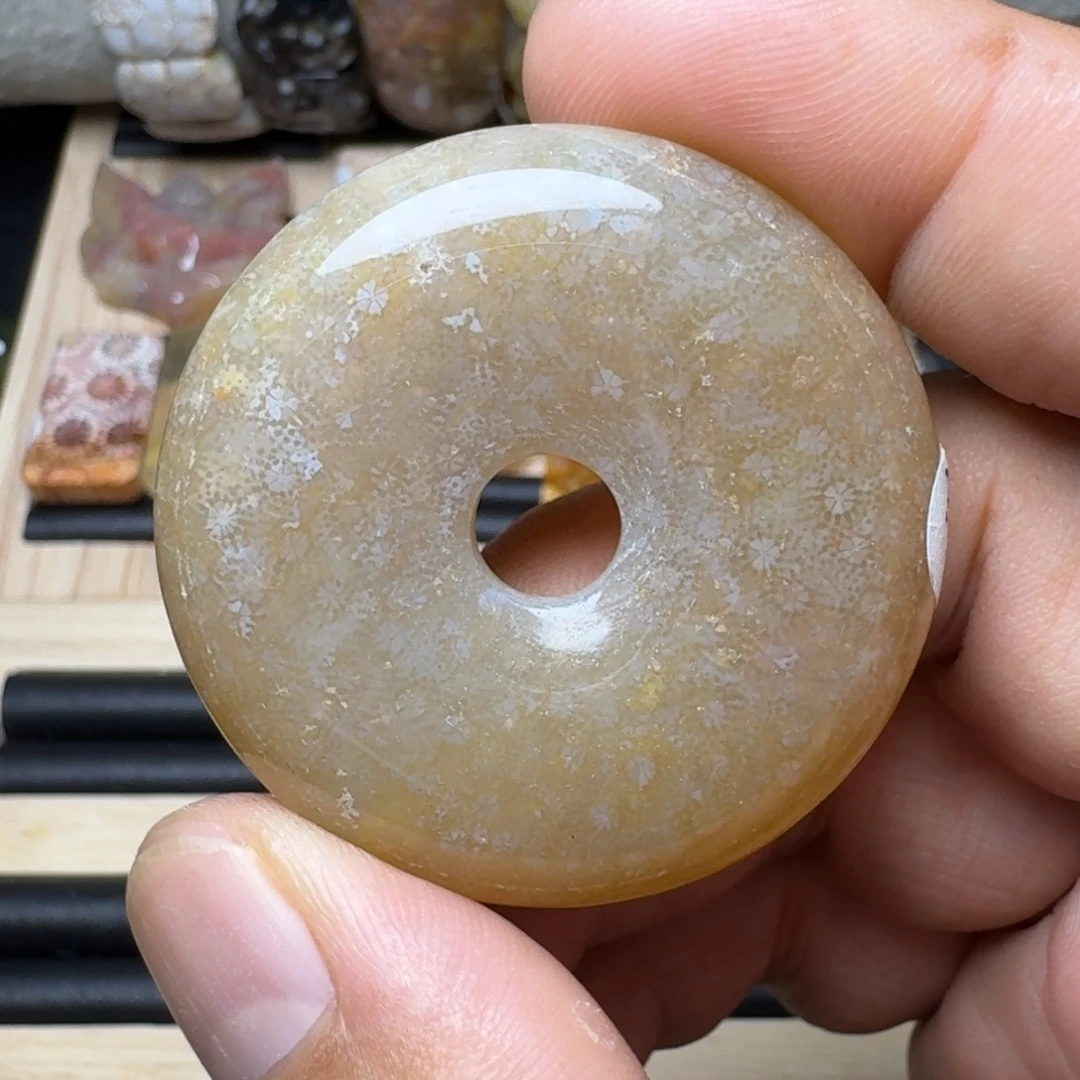 硅化玉未镶嵌纯天然色有机玉石保真色特价