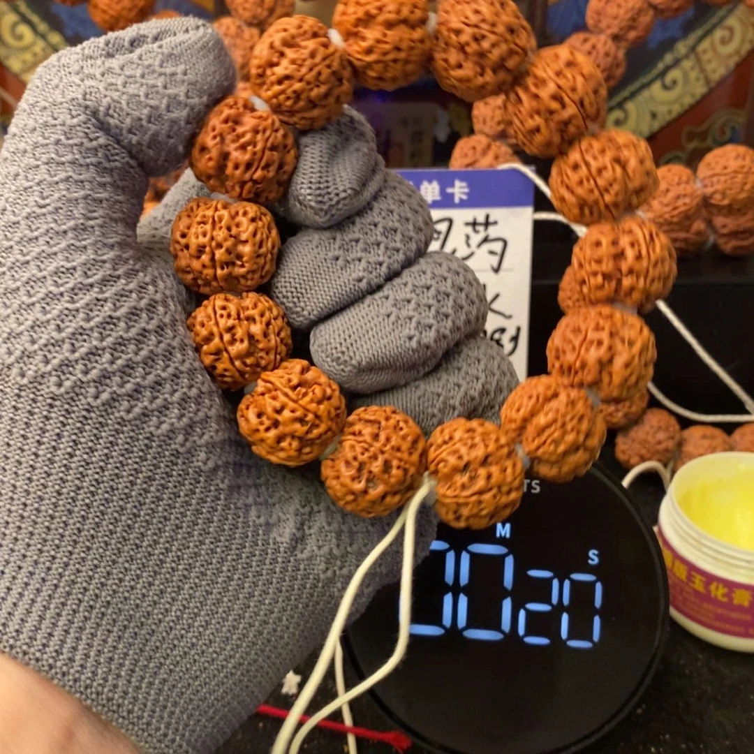 囍***ㅤ手串金刚菩提22+针眼蜂王