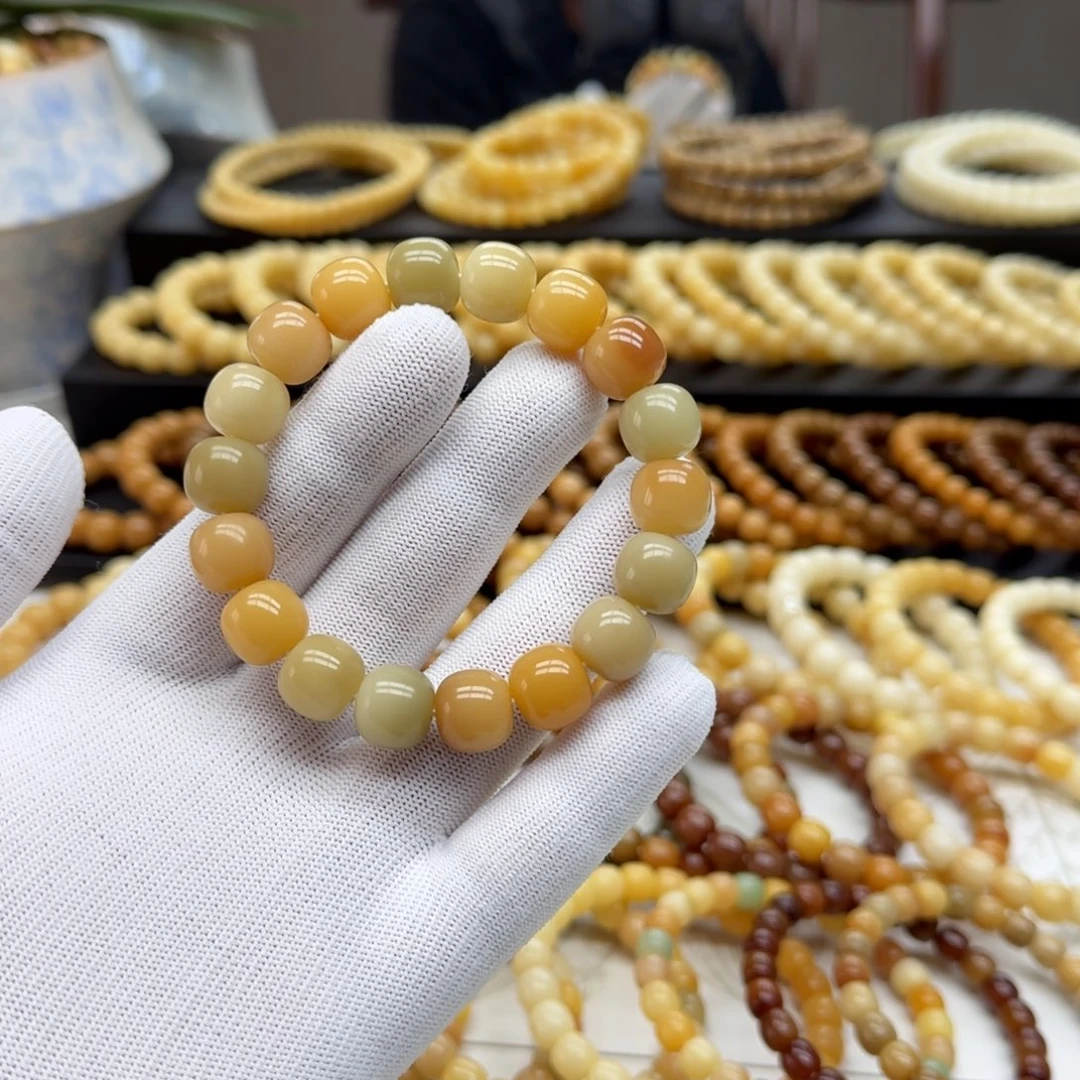 菩提根/象牙果手串12*13微瑕5年