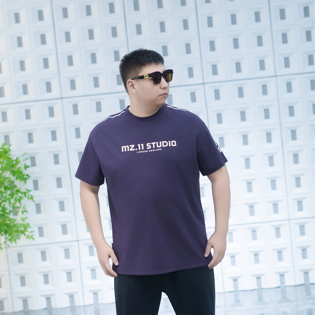 大码男装春季新款短袖71261