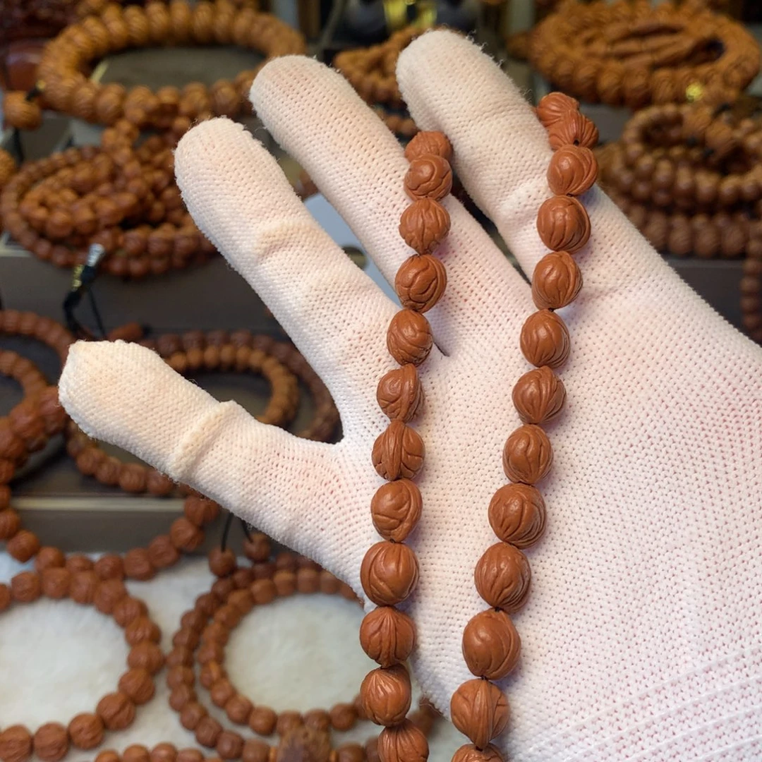 H***森桃核手串秦岭龙纹