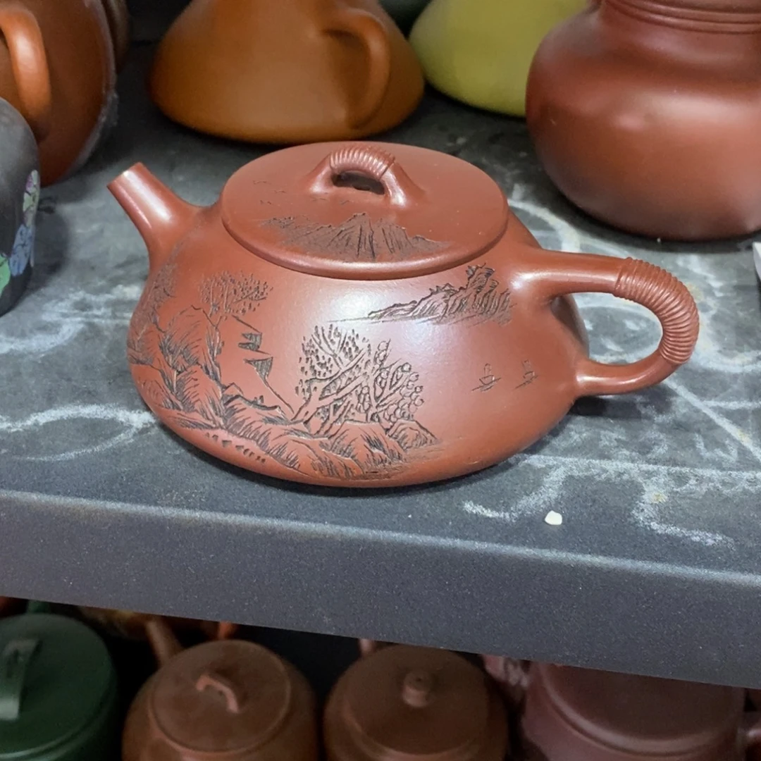 紫砂茶壶原矿手工115