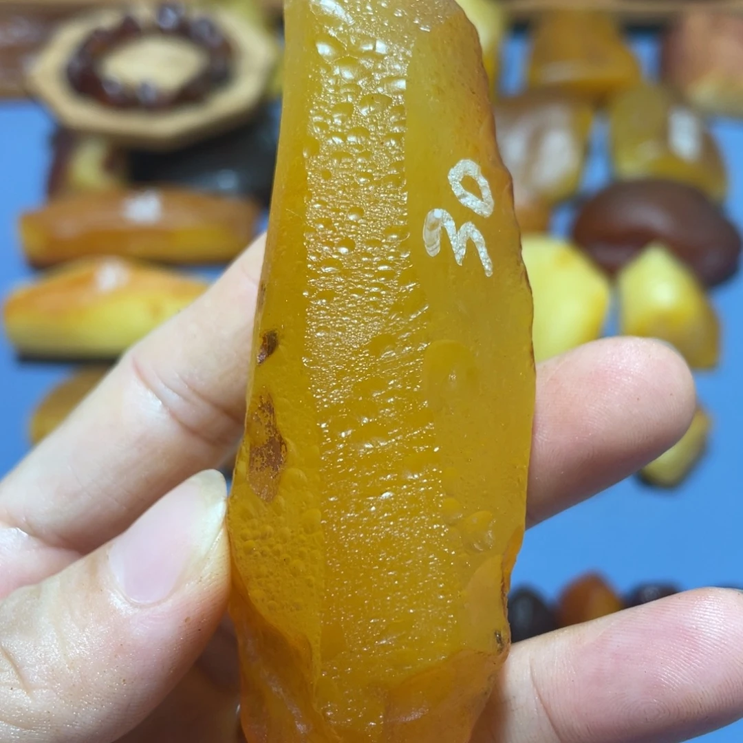 定制蜜蜡未镶嵌金刚杵