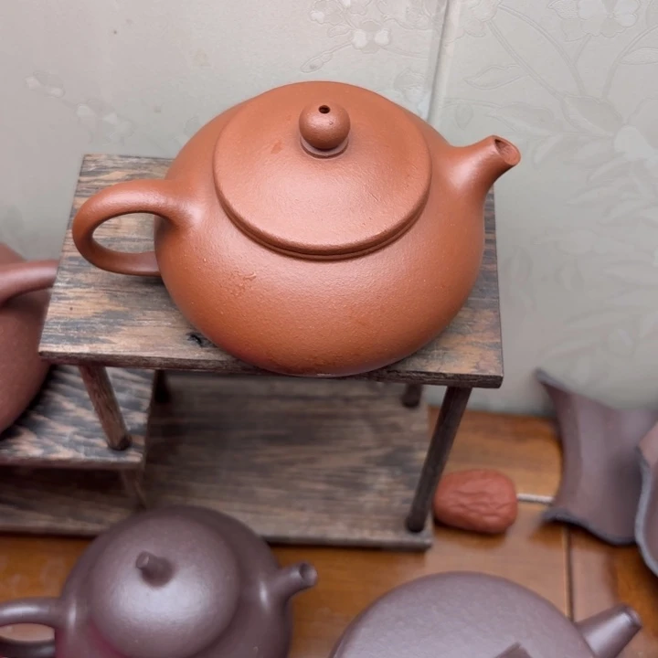 茶壶紫砂原矿半手工降坡泥寒江150cc