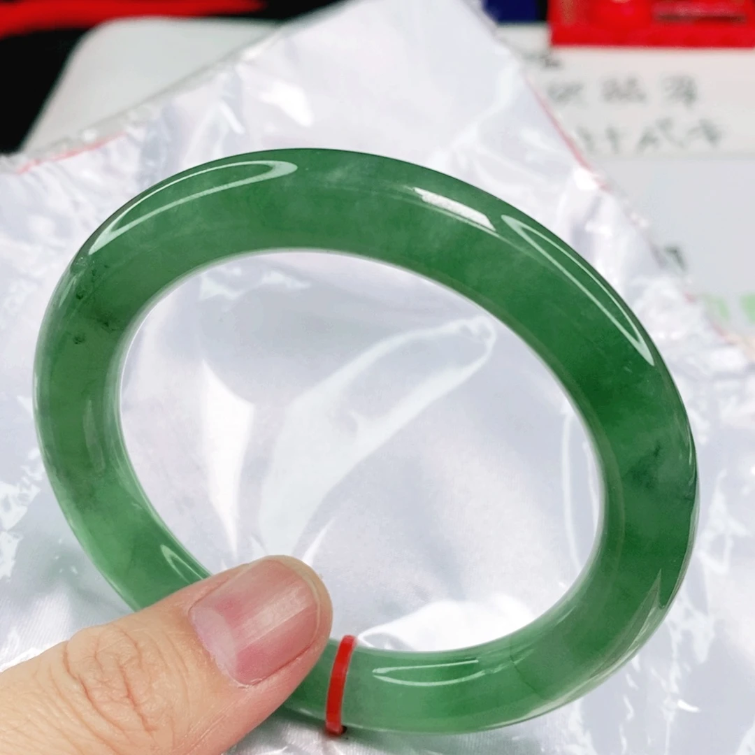 未镶嵌手镯翡翠华*58.3圈口圆条