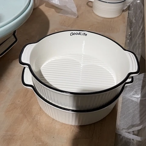 微瑕，不能明火、口径18，高6变形，2个