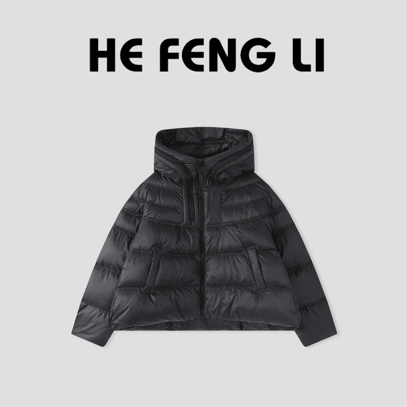 冬季新款连帽拉链长袖保暖面包服外套女2025洋气时尚百搭宽松棉服