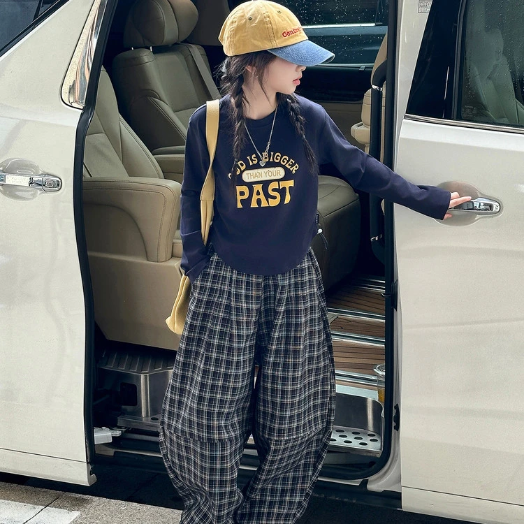 女童秋装套装爆款2025新款洋气时髦炸街女孩高级感春秋两件套潮12