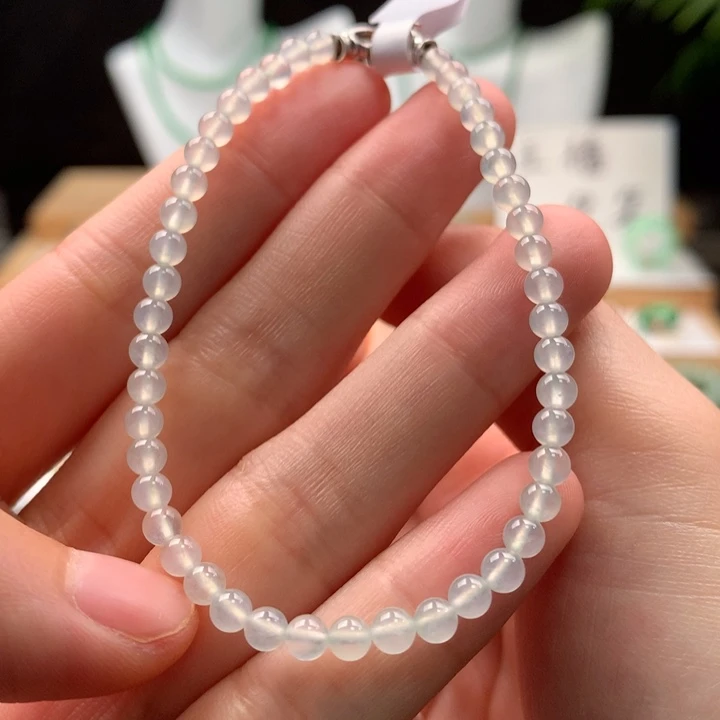 翡翠未镶嵌手链天然缅甸A货翡翠