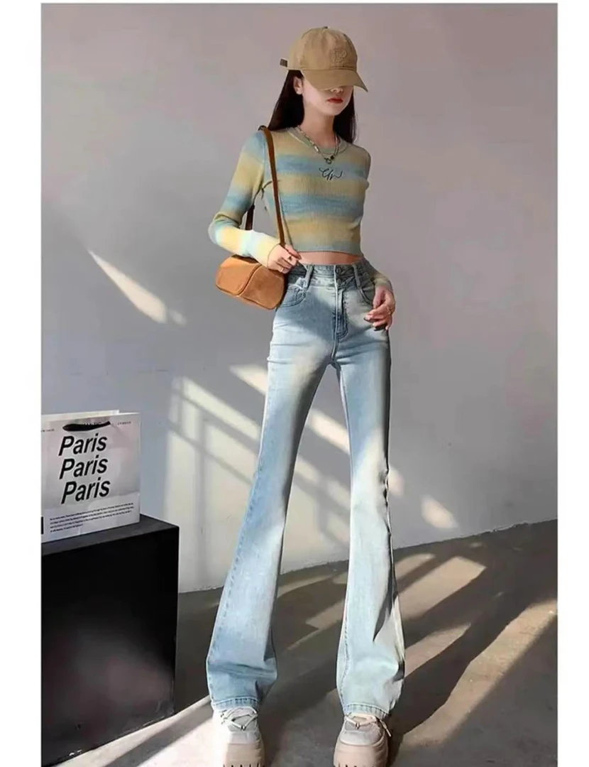 【星01-星20】【待定】夏季新款直筒阔腿薄款牛仔裤