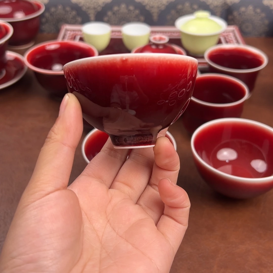 想***拍陶瓷景德镇陶瓷郎红