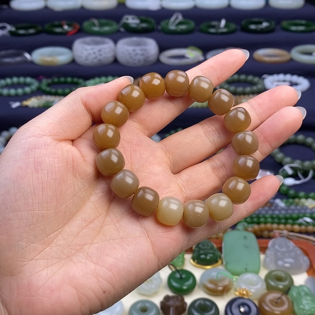 和田玉未镶嵌手串