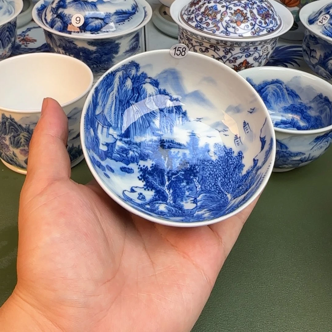 彦祖纯手工手绘茶具158