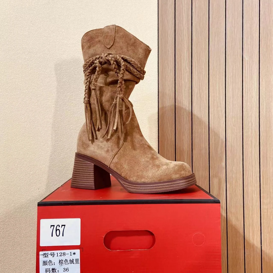 【清仓】2025小个子厚底平增高百搭女鞋767