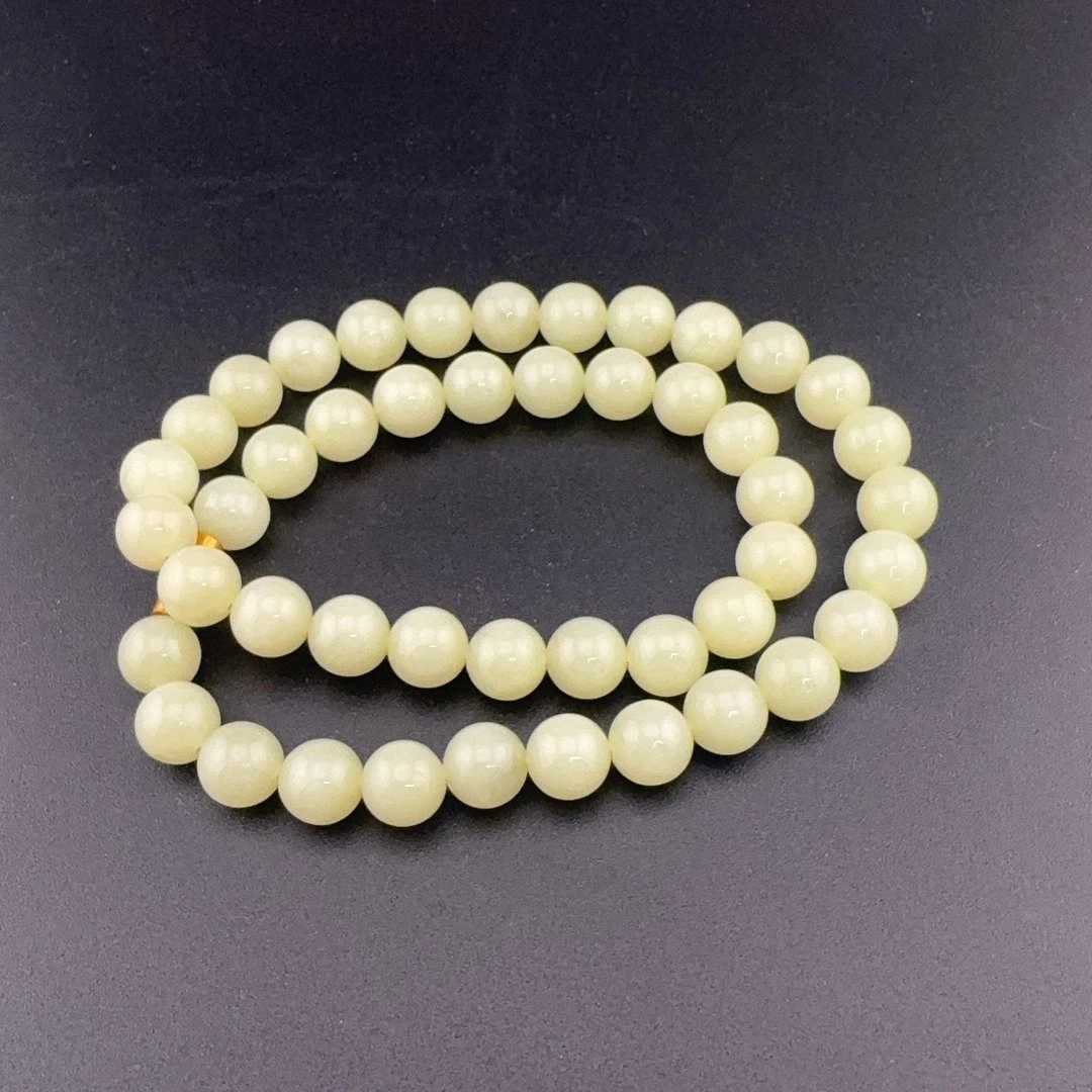 BY0927FZJT标142 北玉精选 和田玉项链