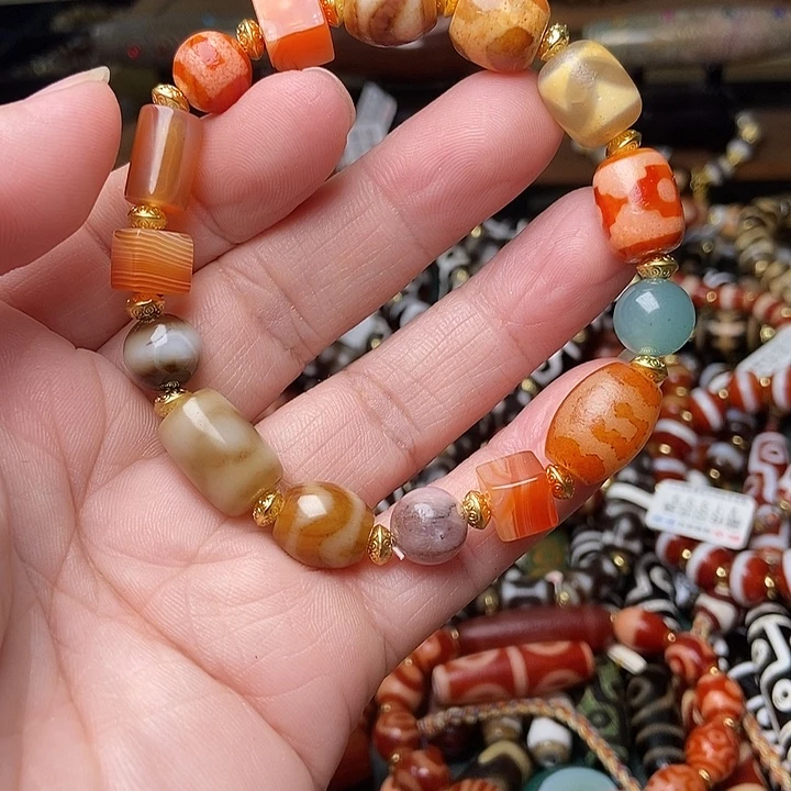 玛瑙/玉髓未镶嵌手链