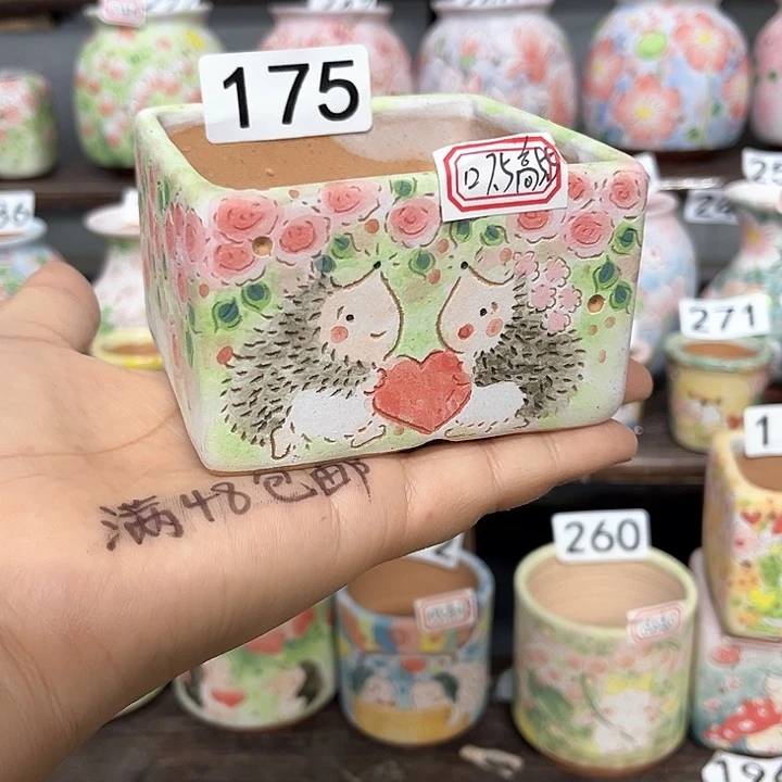 手工制作多肉花盆