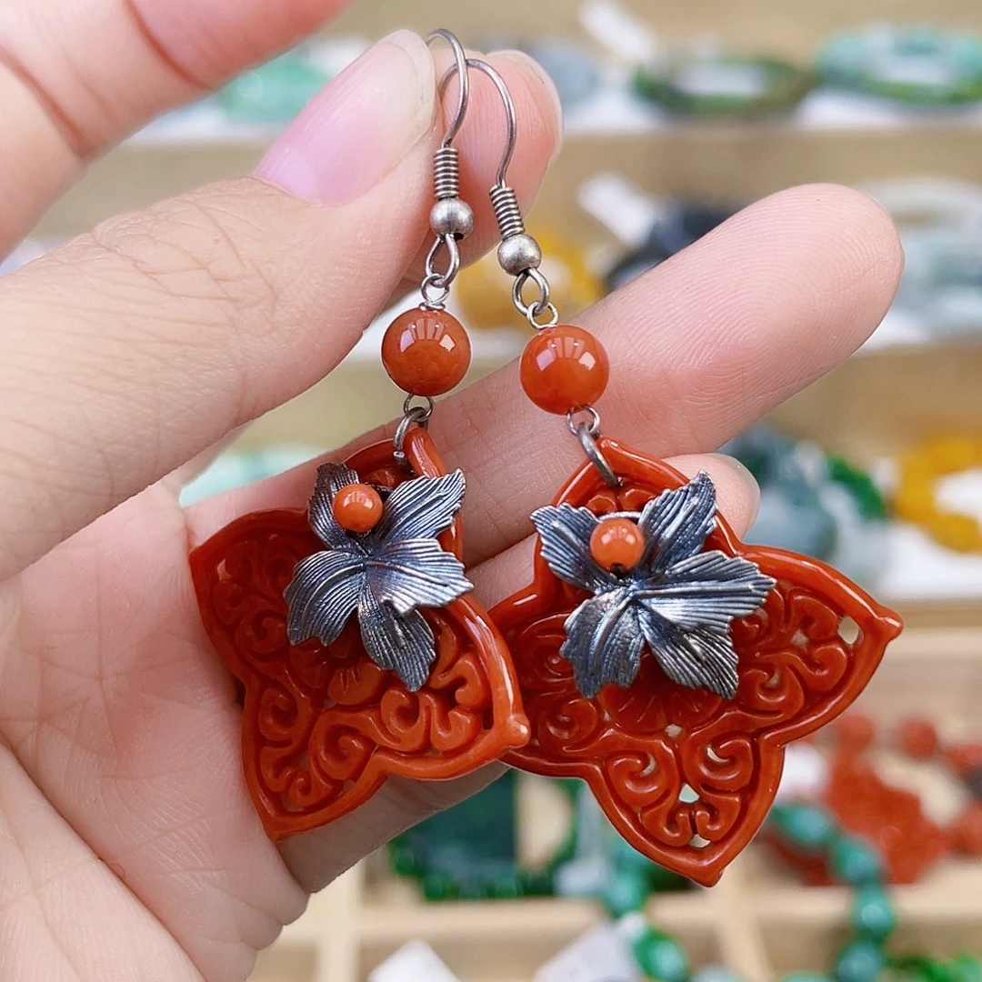 翡翠未镶嵌手链耳坠