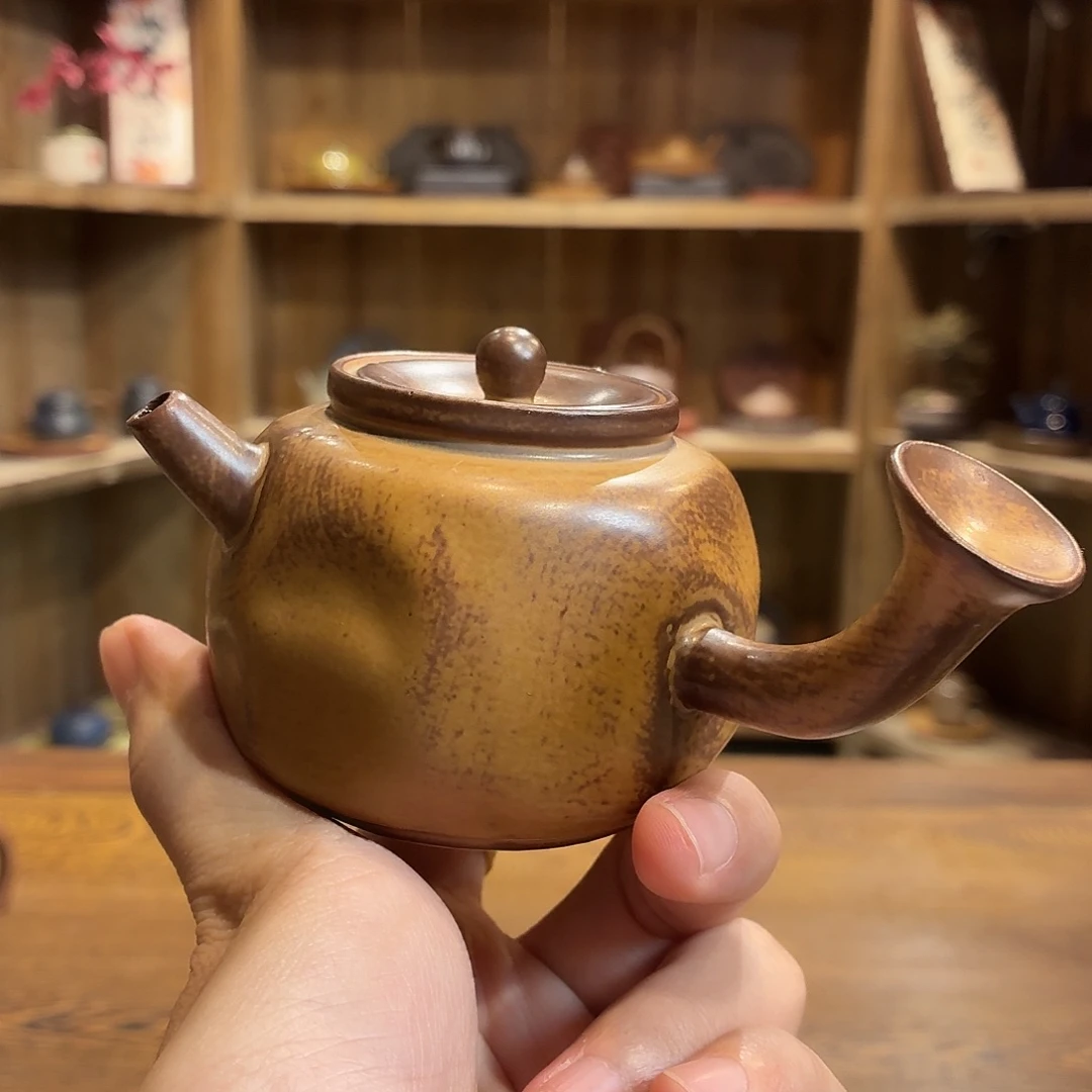 柴烧老岩泥茶器皿
